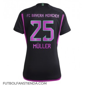 Bayern Munich Thomas Muller #25 Segunda Equipación Mujer 2023-24 Manga Corta